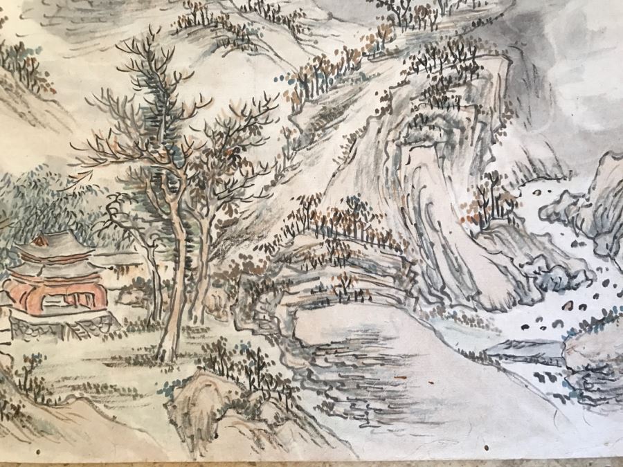 Original Signed Antique Chinese Landscape Painting [Photo 4]