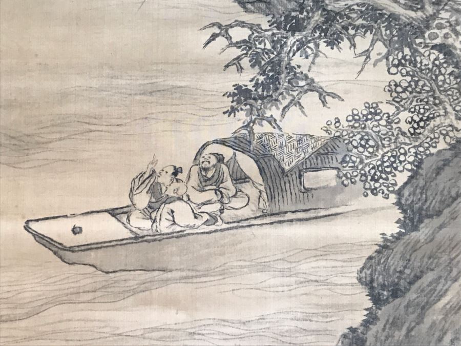 Signed Original Antique Chinese Landscape Scroll Painting [Photo 5]