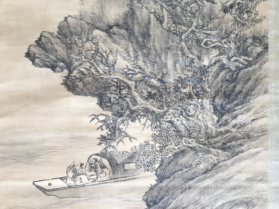 Signed Original Antique Chinese Landscape Scroll Painting [Photo 17]