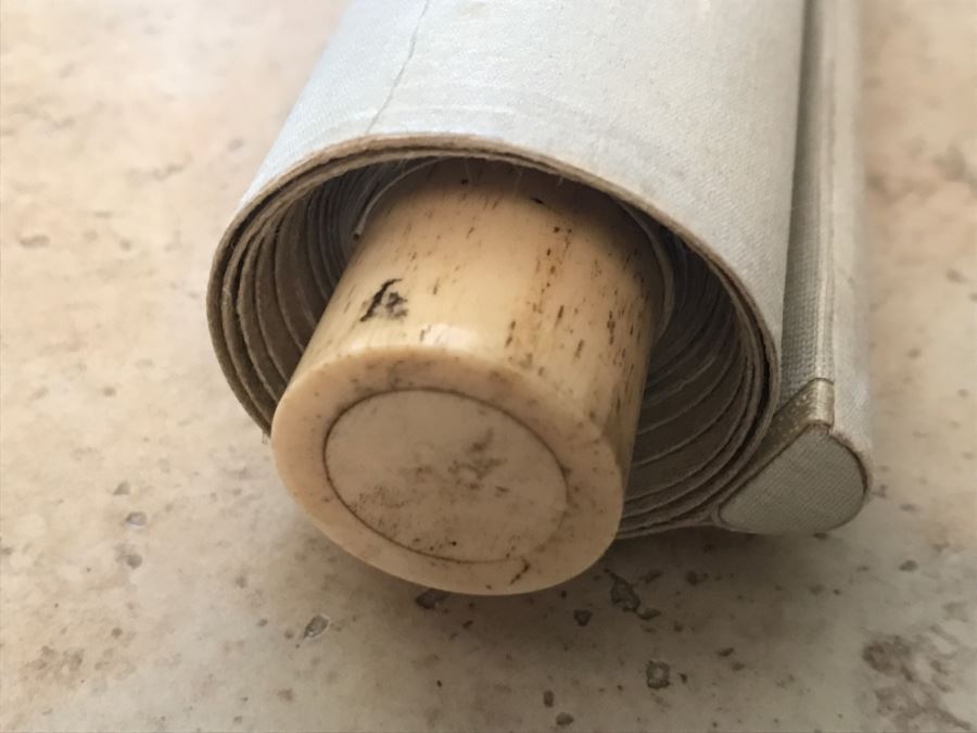 Signed Original Antique Chinese Landscape Floral Scroll Painting [Photo 5]