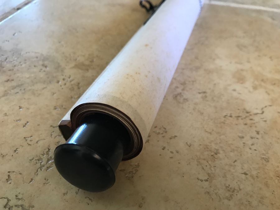 Signed Original Asian Scroll Painting [Photo 3]