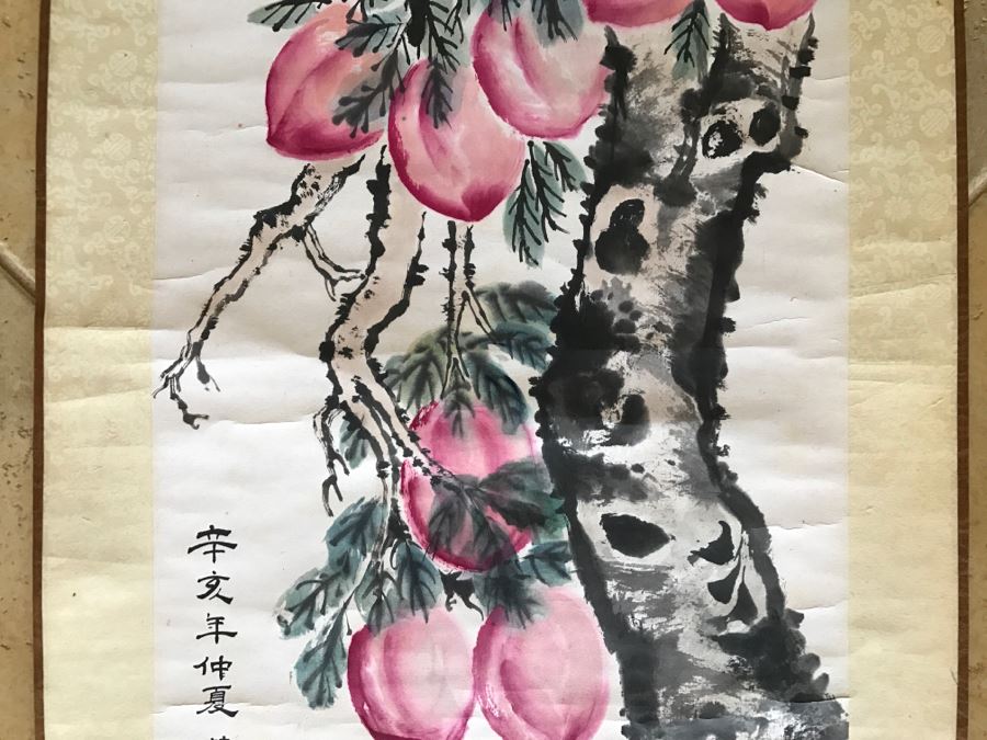 Signed Original Asian Scroll Painting [Photo 8]