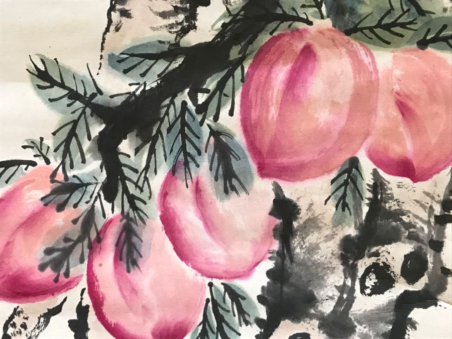 Signed Original Asian Scroll Painting [Photo 7]