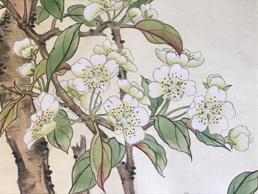 Original Signed Chinese Painting With Bird And Tree [Photo 10]