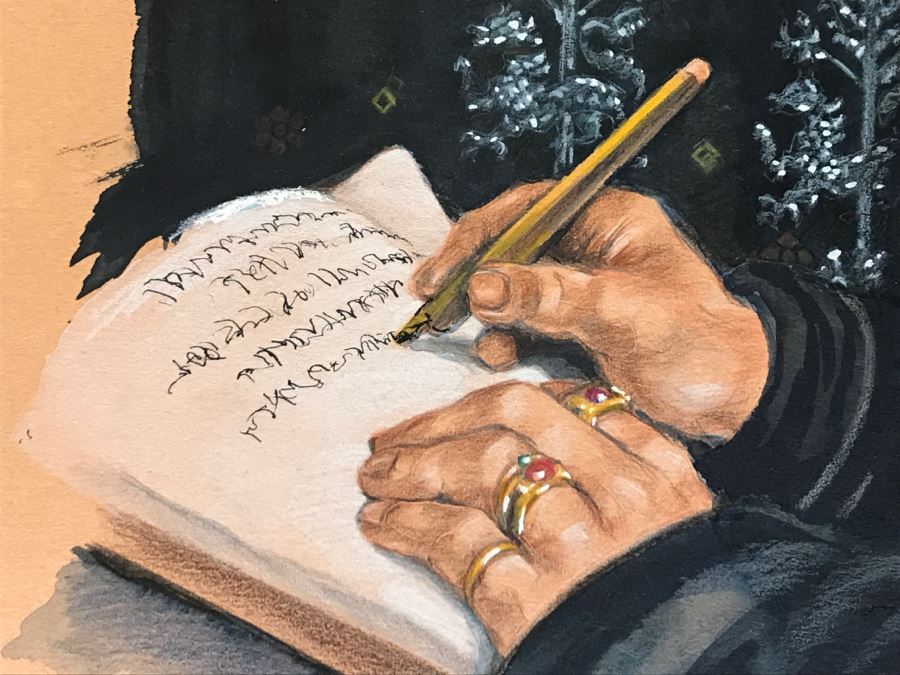 Original Painting By Bob Lee Signed On Back [Photo 6]