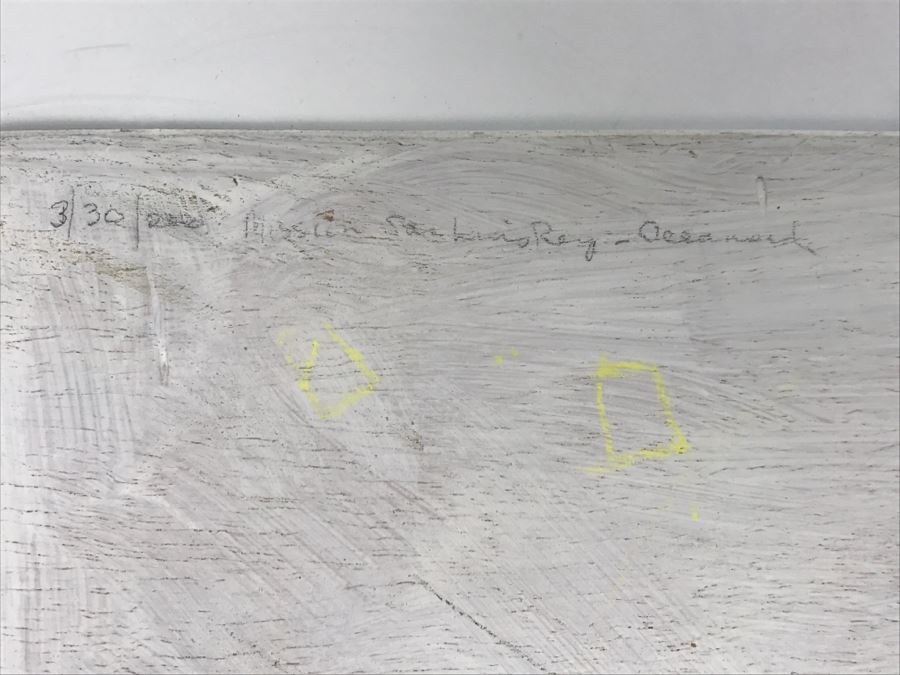 Original Plein Air Painting On Board Of Mission San Luis Rey In Oceanside Unsigned By Hollywood Art Director 14' X 11' [Photo 8]