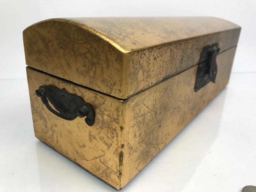 Vintage Chinese Enamel Box, Match Holder, Tray Set And Chinese Gold Box [Photo 21]