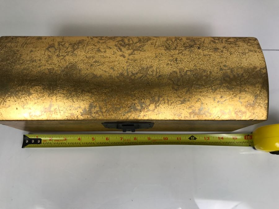 Vintage Chinese Enamel Box, Match Holder, Tray Set And Chinese Gold Box [Photo 26]