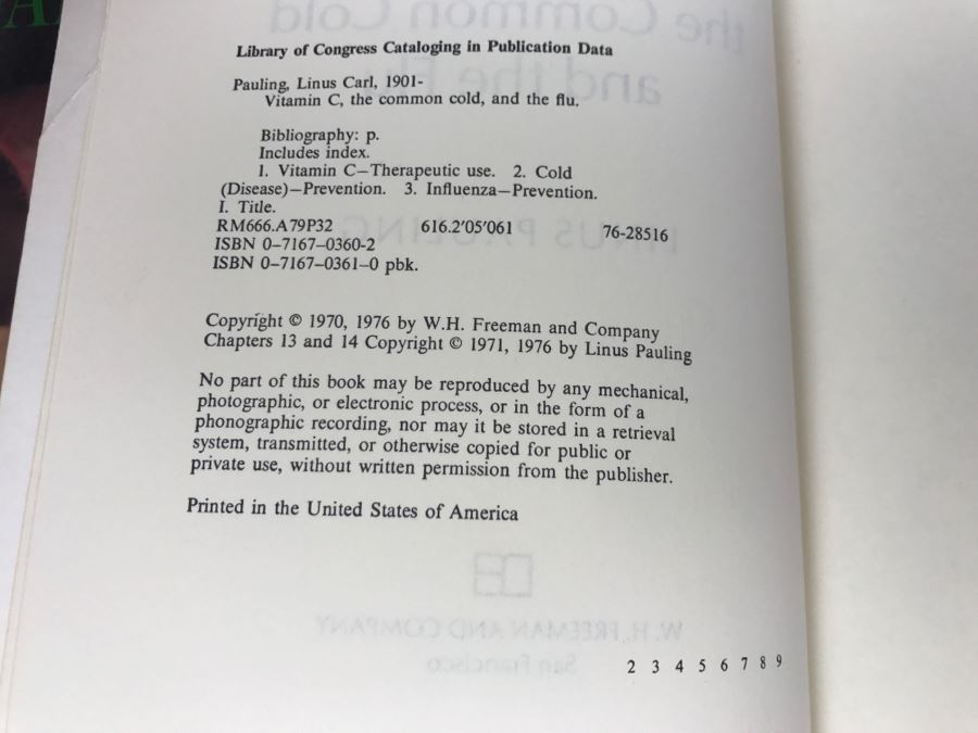 Pair Of Linus Pauling Signed Books Nobel Peace Prize Winner [Photo 7]