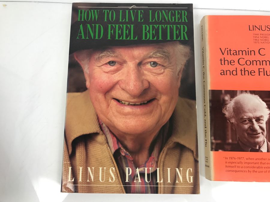 Pair Of Linus Pauling Signed Books Nobel Peace Prize Winner [Photo 6]