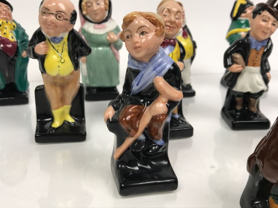 Collection Of (12) Vintage Royal Doulton Charles Dickens Collection Miniature Figurines [Photo 12]