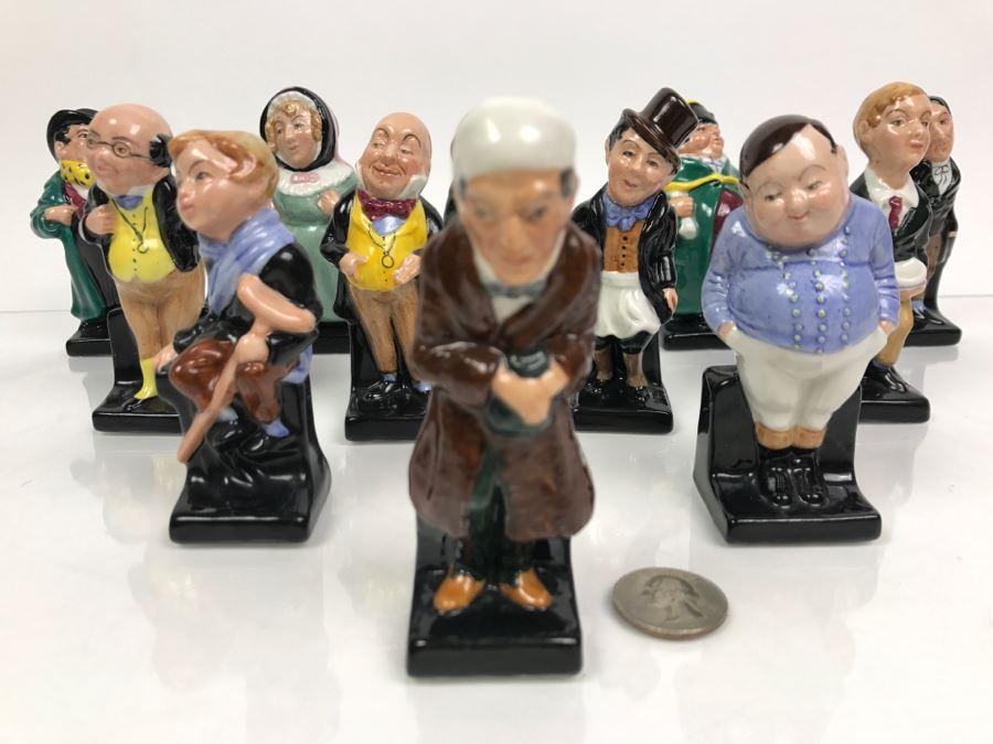 Collection Of (12) Vintage Royal Doulton Charles Dickens Collection ...