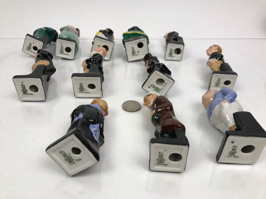 Collection Of (12) Vintage Royal Doulton Charles Dickens Collection Miniature Figurines [Photo 23]