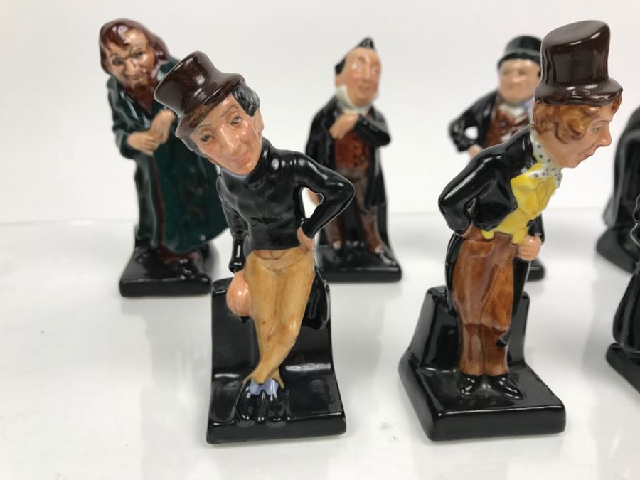Collection Of (7) Vintage Royal Doulton Charles Dickens Series Miniature Figurines [Photo 8]