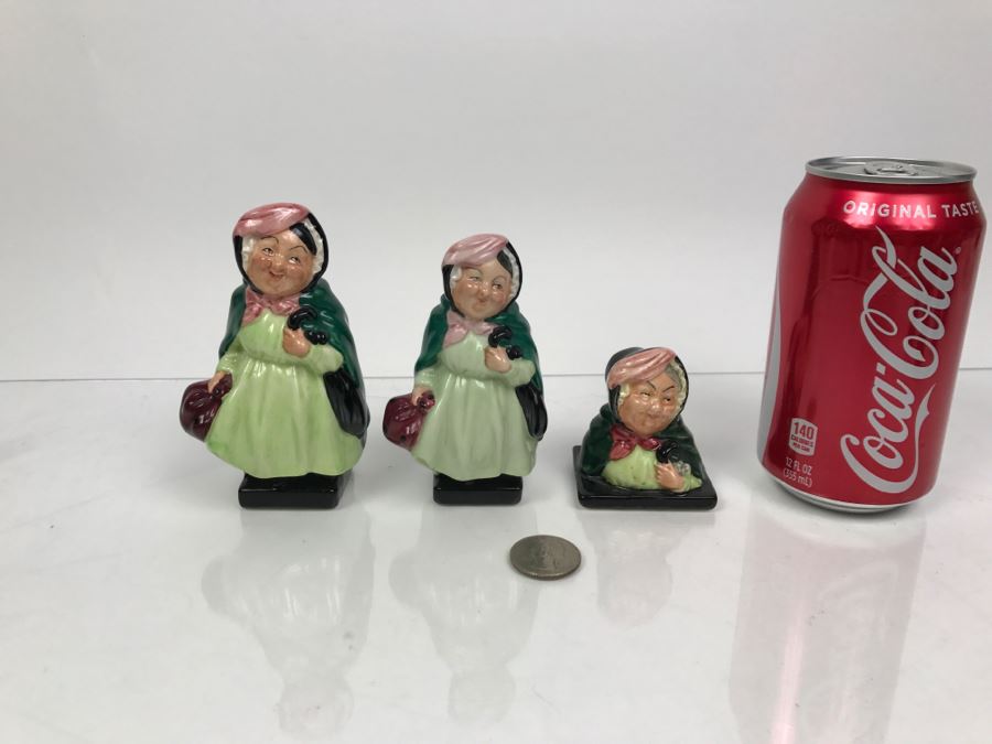 Collection Of (3) Various Sized Royal Doulton Figurines Of Sairey Gamp [Photo 2]