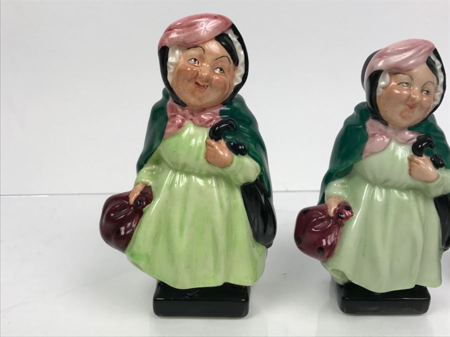 Collection Of (3) Various Sized Royal Doulton Figurines Of Sairey Gamp [Photo 5]