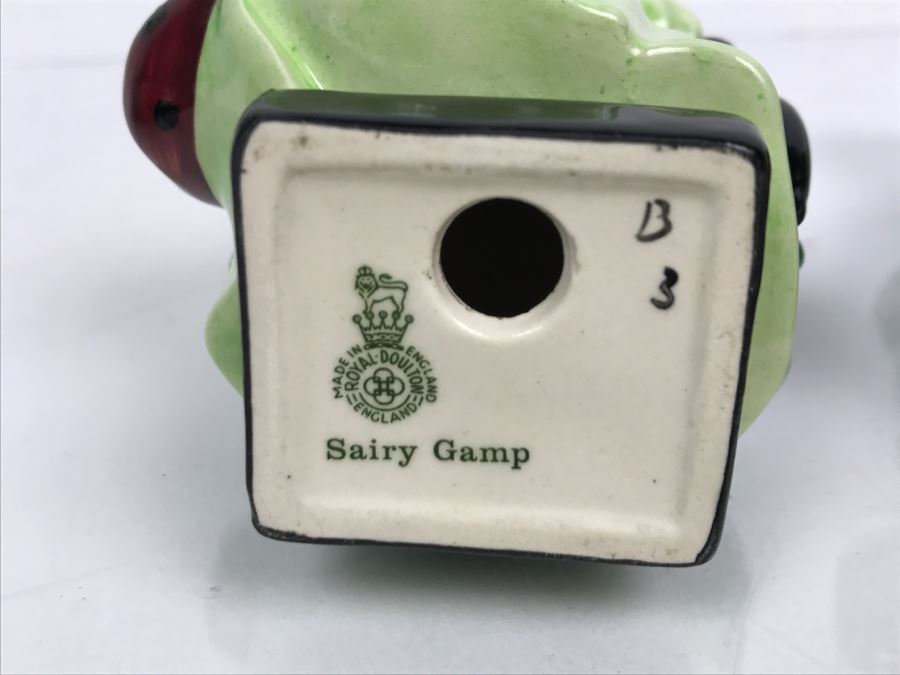 Collection Of (3) Various Sized Royal Doulton Figurines Of Sairey Gamp [Photo 7]