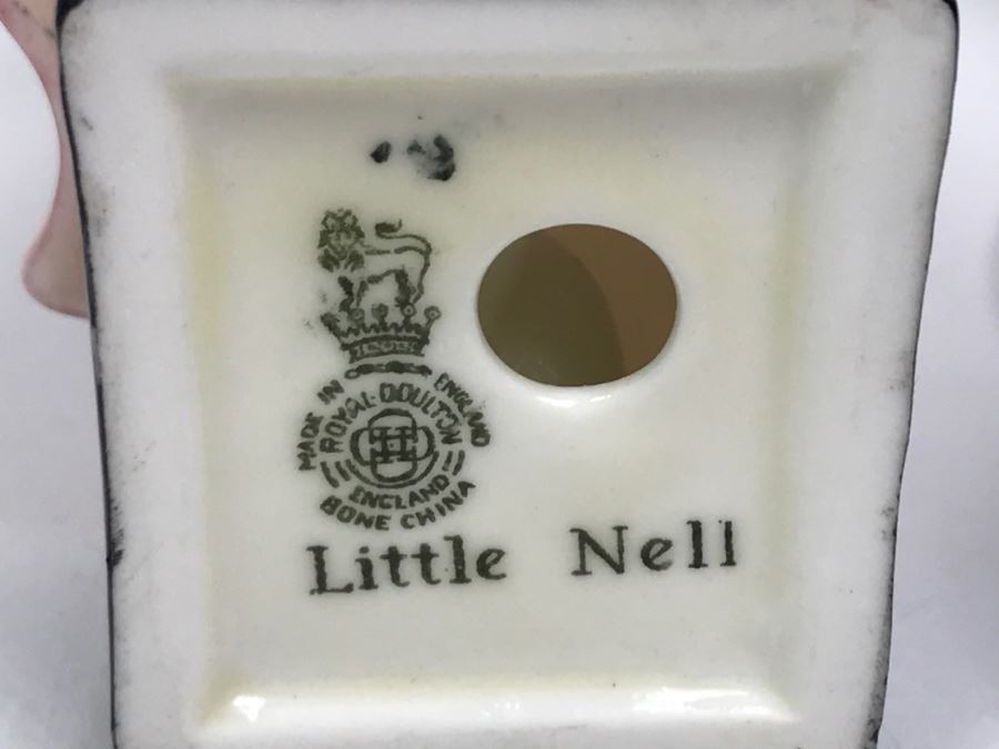 Collection Of (3) 'Old' Bone China Mark Royal Doulton Miniature Figurines Of Uriah Heep, Sam Weller And Little Nell [Photo 13]
