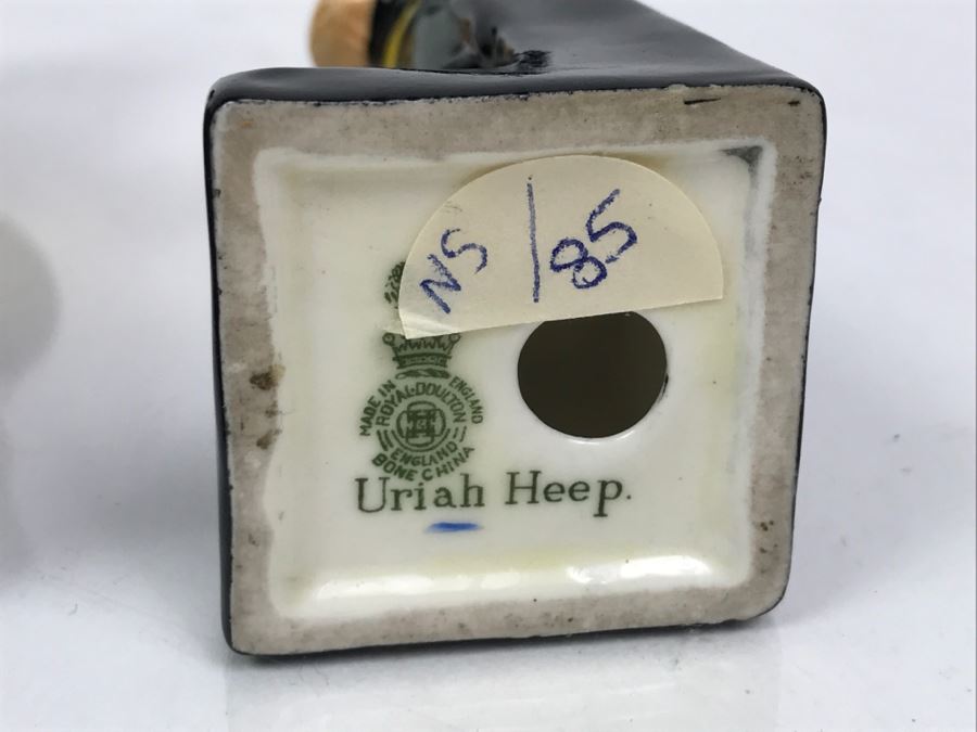 Collection Of (3) 'Old' Bone China Mark Royal Doulton Miniature Figurines Of Uriah Heep, Sam Weller And Little Nell [Photo 10]