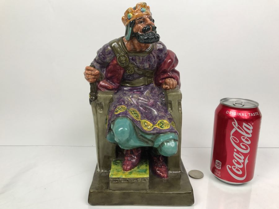 Large Royal Doulton Figurine 'The Old King' HN2134 Hand Signed By Michael Doulton [Photo 1]