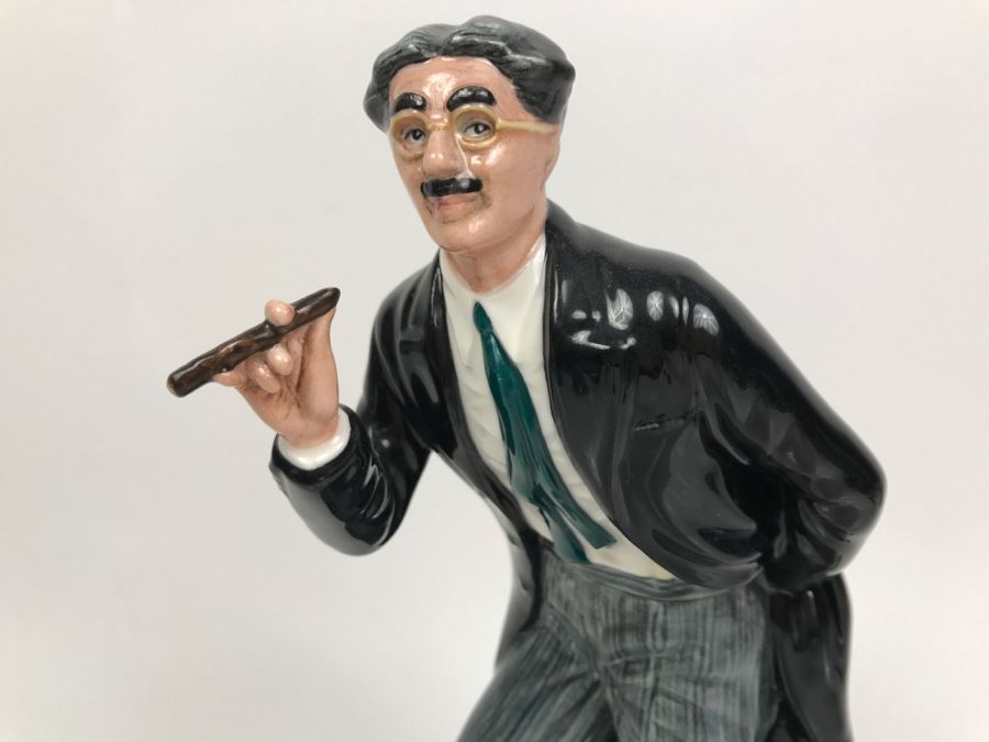 Limited Edition Royal Doulton Figurine 'Groucho Marx' HN2777 1,662 Of 9,500 1991 [Photo 3]