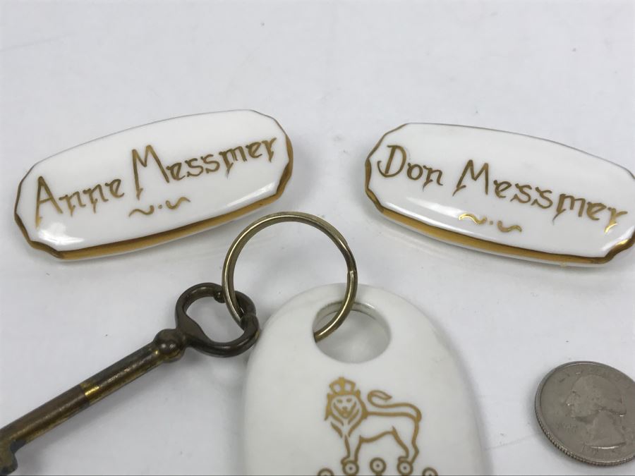Royal Doulton Name Tags And Royal Doulton Key Chain [Photo 3]