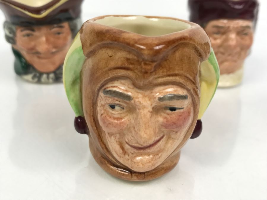 Limited Edition Set Of Royal Doulton Miniature Mini Toby Mugs Numbered 1509 [Photo 9]