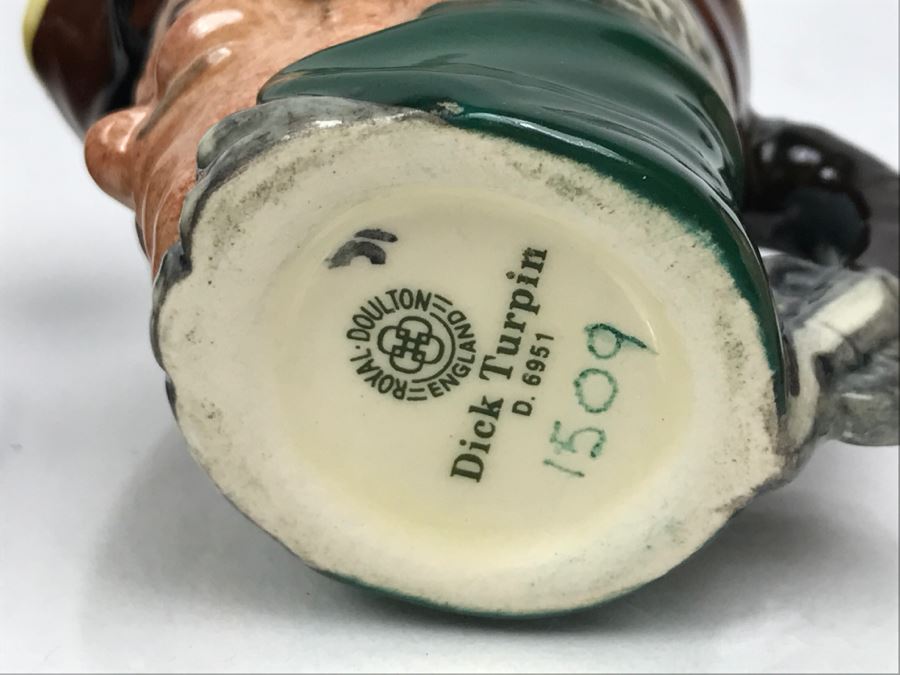 Limited Edition Set Of Royal Doulton Miniature Mini Toby Mugs Numbered 1509 [Photo 15]