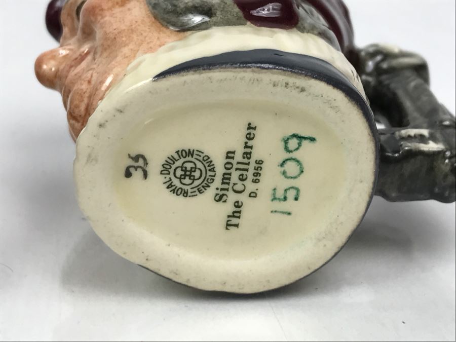 Limited Edition Set Of Royal Doulton Miniature Mini Toby Mugs Numbered 1509 [Photo 16]