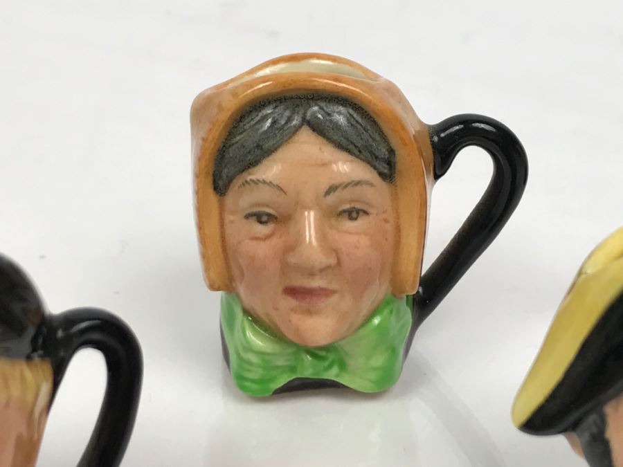Collection Of Royal Doulton Charles Dickens Series Miniature Mini Toby Mugs [Photo 13]