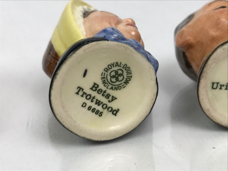 Collection Of Royal Doulton Charles Dickens Series Miniature Mini Toby Mugs [Photo 27]