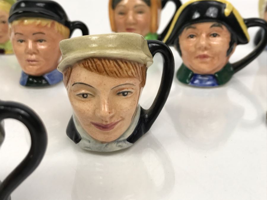 Collection Of Royal Doulton Charles Dickens Series Miniature Mini Toby Mugs [Photo 6]
