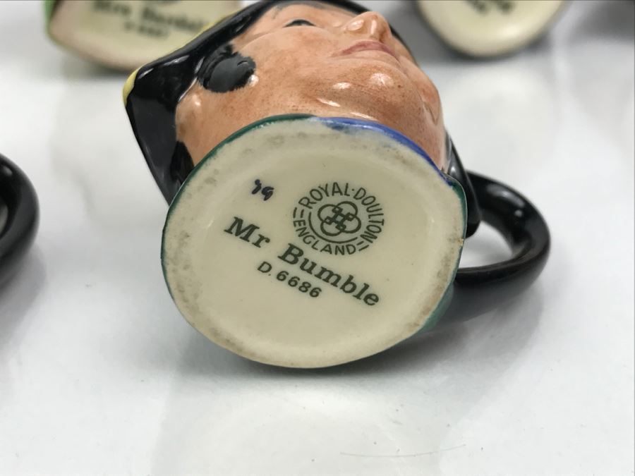 Collection Of Royal Doulton Charles Dickens Series Miniature Mini Toby Mugs [Photo 21]