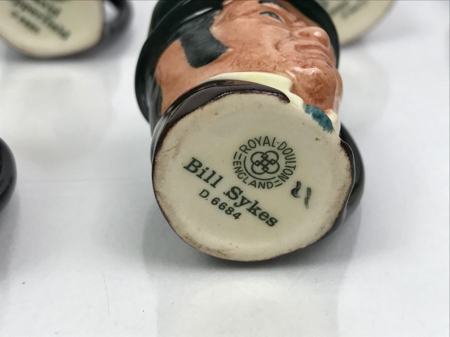 Collection Of Royal Doulton Charles Dickens Series Miniature Mini Toby Mugs [Photo 19]