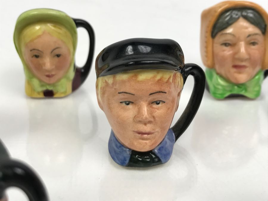 Collection Of Royal Doulton Charles Dickens Series Miniature Mini Toby Mugs [Photo 8]