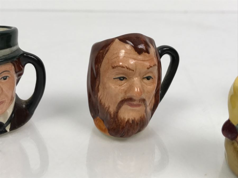 Collection Of Royal Doulton Charles Dickens Series Miniature Mini Toby Mugs [Photo 11]