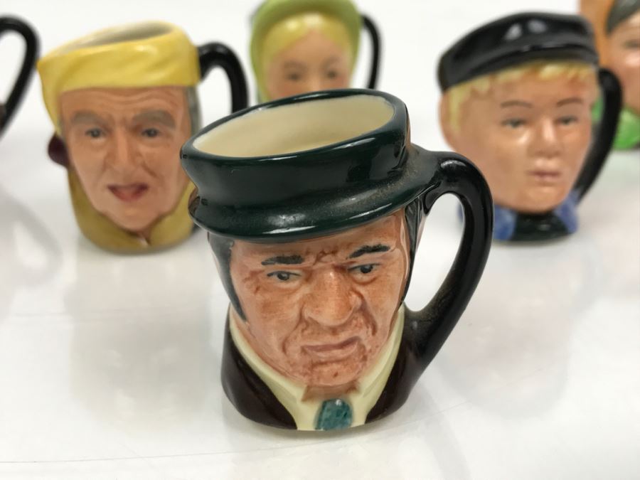 Collection Of Royal Doulton Charles Dickens Series Miniature Mini Toby Mugs [Photo 5]
