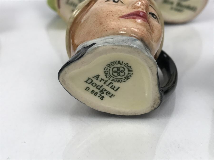 Collection Of Royal Doulton Charles Dickens Series Miniature Mini Toby Mugs [Photo 20]