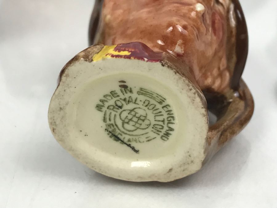 Collection Of (11) Old Royal Doulton Miniature Mini Toby Mugs - Leading Mug Sam Weller Was Priced At $125 - See Photos [Photo 10]