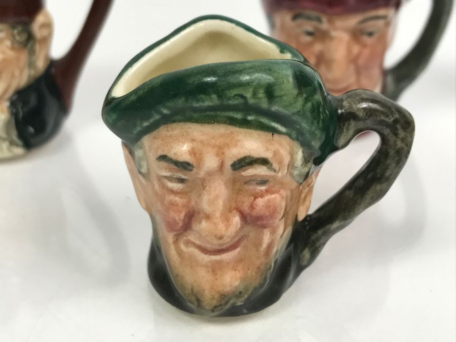 Collection Of (11) Old Royal Doulton Miniature Mini Toby Mugs - Leading Mug Sam Weller Was Priced At $125 - See Photos [Photo 13]