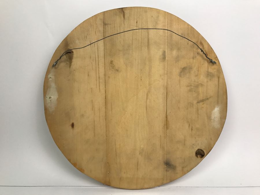 Relief Carved Vintage Fisherman Wall Plaque [Photo 7]