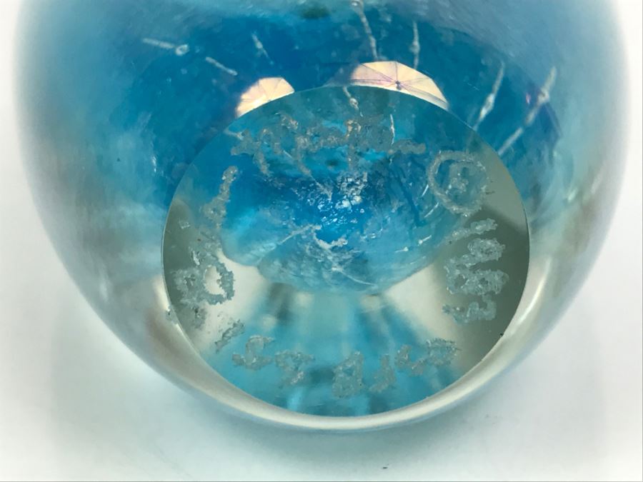 Signed Art Glass Perfume Bottle 1983 By Brian Maytum [Photo 14]