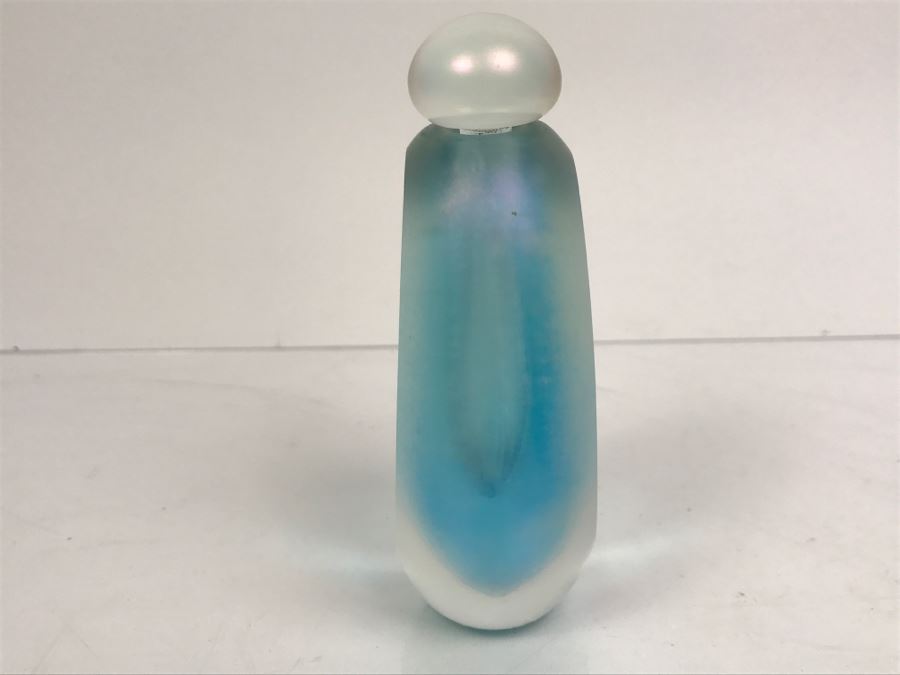 Signed Art Glass Perfume Bottle 1983 By Brian Maytum [Photo 9]