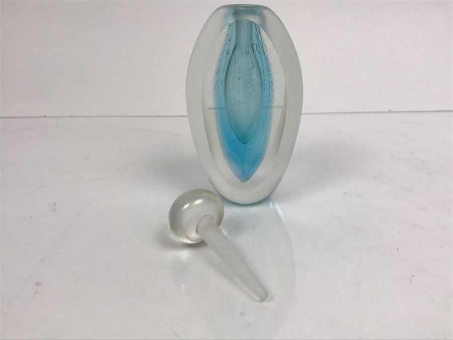 Signed Art Glass Perfume Bottle 1983 By Brian Maytum [Photo 12]