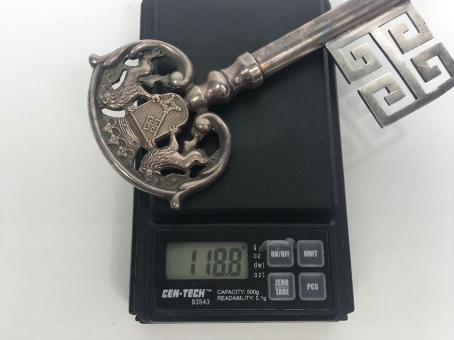Large Silver Key 118.8g [Photo 12]