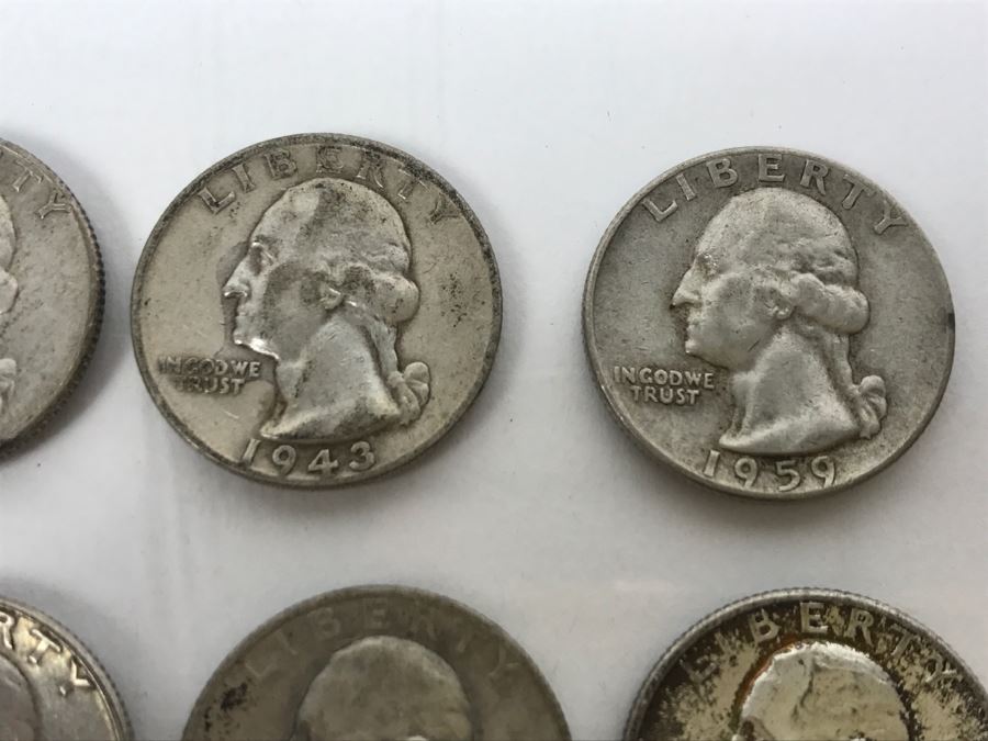 Collection Of Silver Quarters And Dimes 92g [Photo 6]
