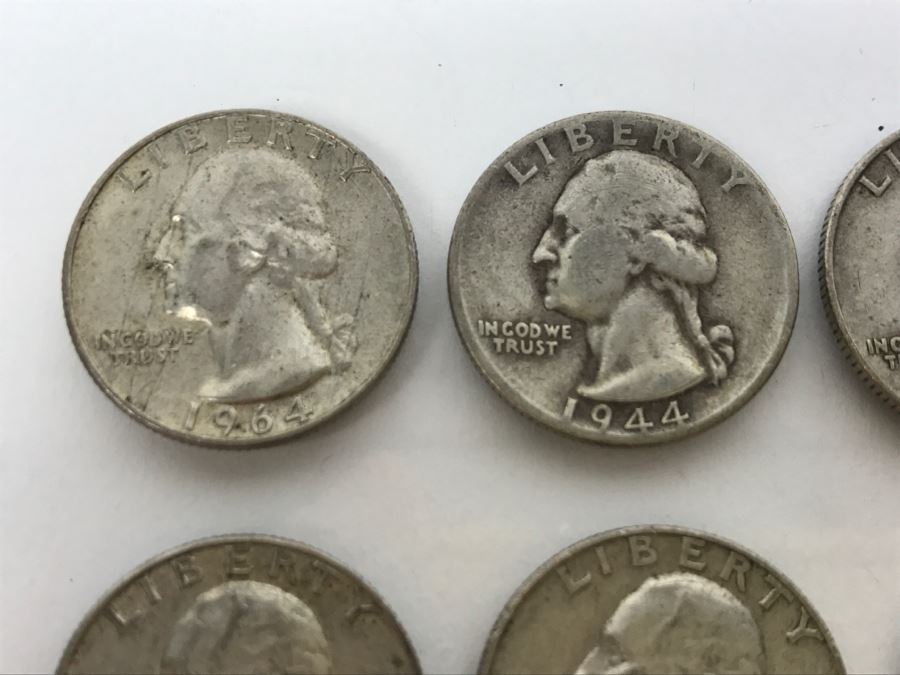 Collection Of Silver Quarters And Dimes 92g [Photo 4]