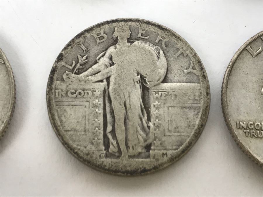 Collection Of Silver Quarters And Dimes 92g [Photo 9]