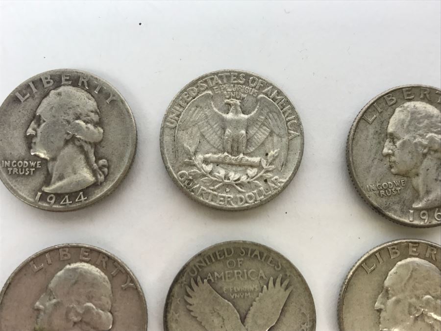 Collection Of Silver Quarters And Dimes 92g [Photo 17]
