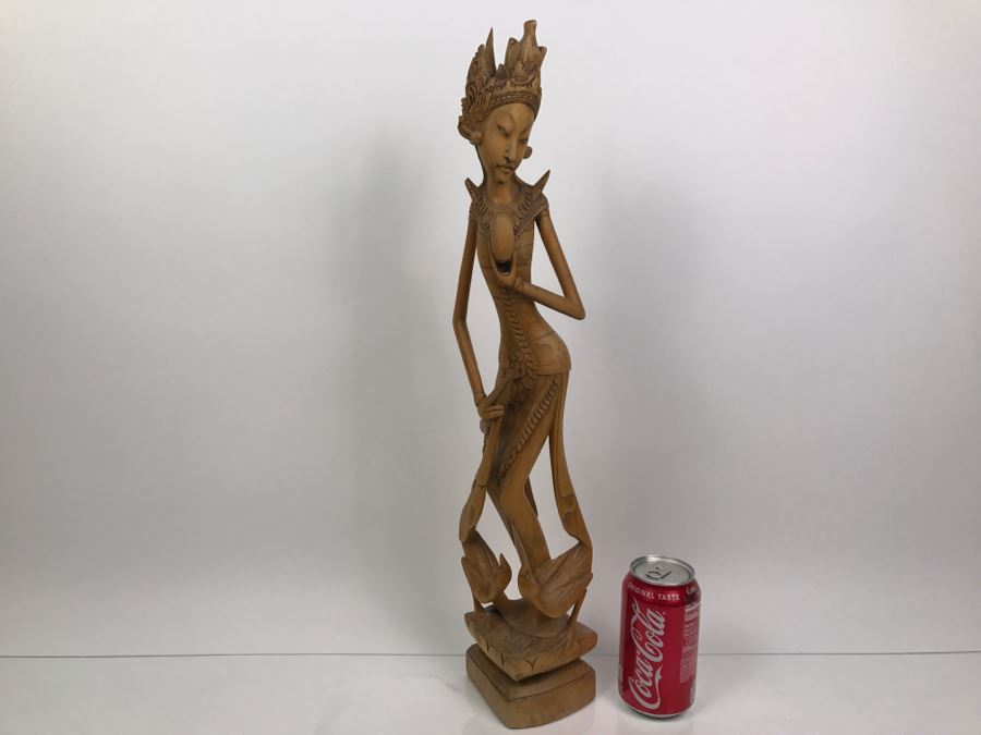 Tall Carved Figure From India [Photo 2]